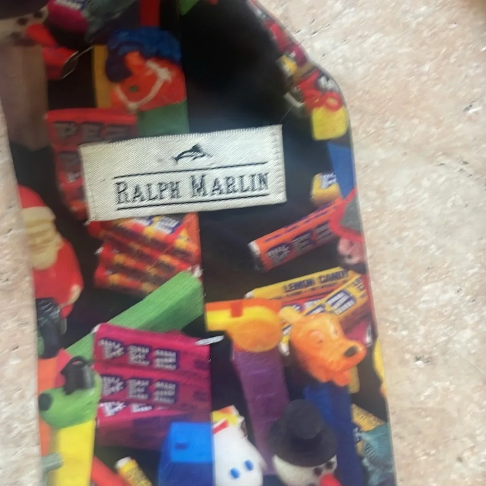 PEZ necktie Ralph Marlin Red Cartoon Tie Accessories